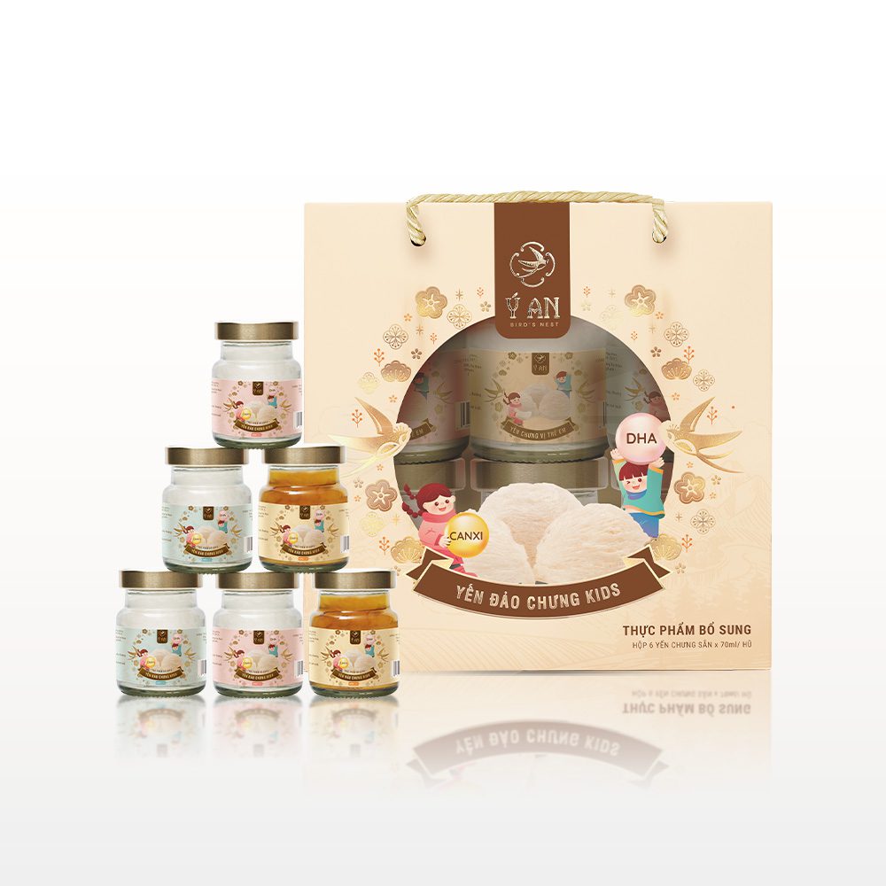 Set 6 Yến chưng sẵn cho bé