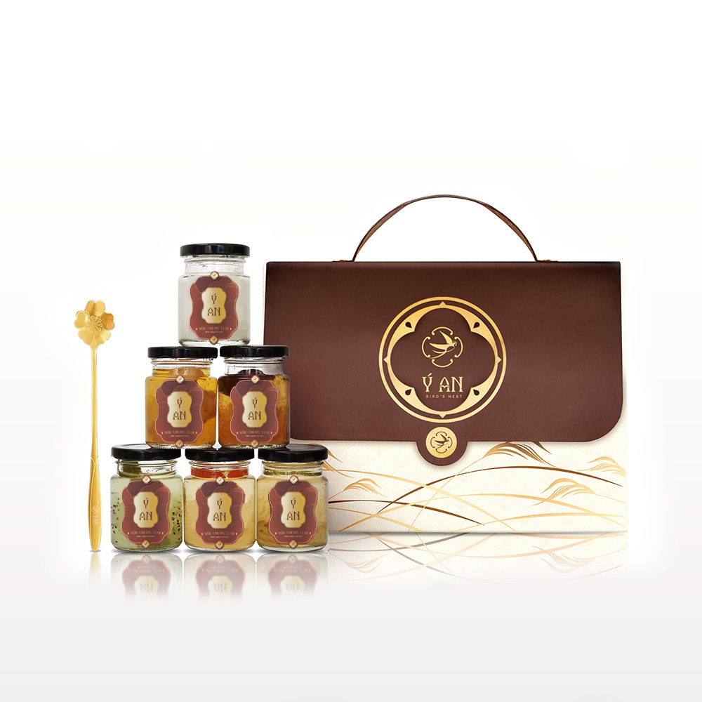 Set yến chưng tươi túi xách
